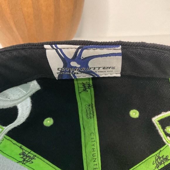 Washington DC Hat Cap Snap Back City Hunter Ultimate Headwear Black Green NWTs - Picture 10 of 15